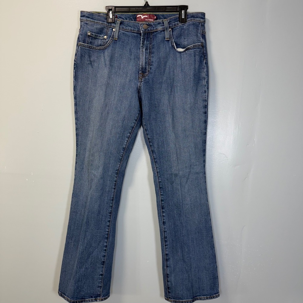 Miss Vigoss Y2K Mid Rise Bootcut Jeans Blue Denim Size 15/16 P9139X